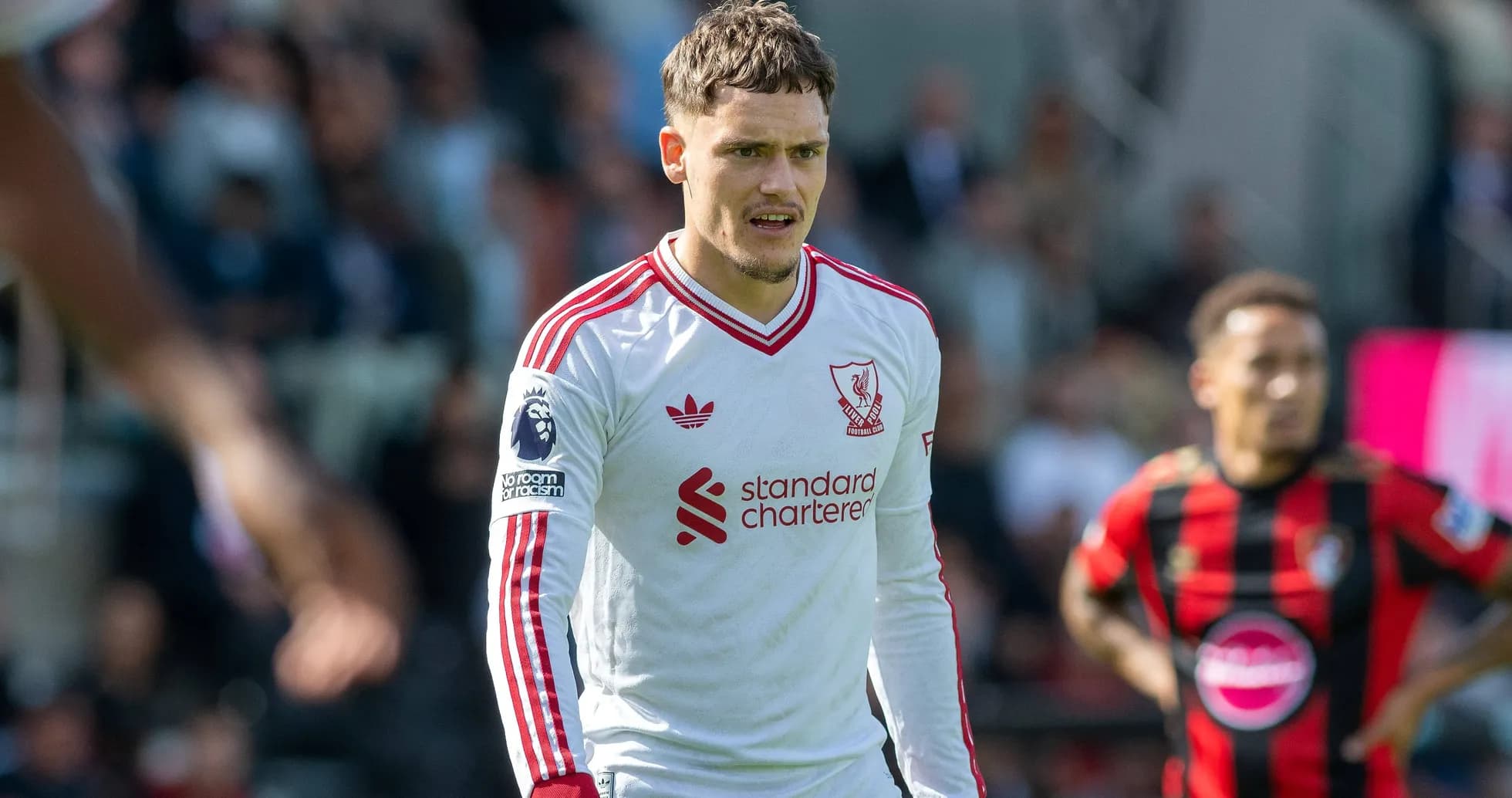 Joueur de Liverpool sur le terrain lors du match Joueur de Liverpool sur le terrain lors du match