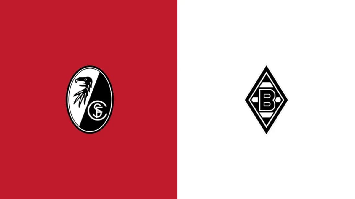 Logos de SC Freiburg et Borussia Mönchengladbach Logos de SC Freiburg et Borussia Mönchengladbach