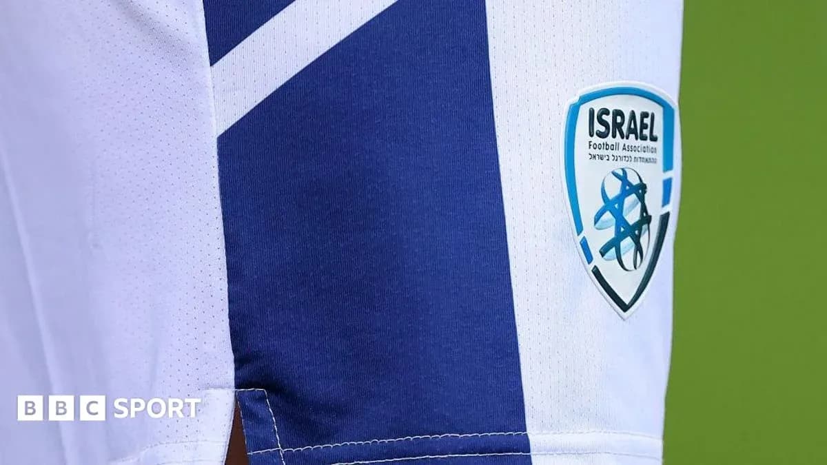 Logo de l'Association de Football d'Israël sur maillot Logo de l'Association de Football d'Israël sur maillot