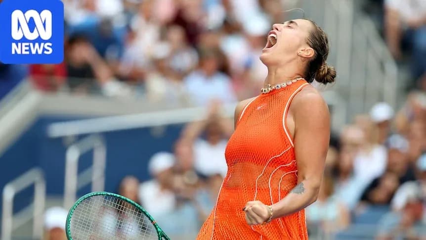 Joueuse de tennis célébrant un point au match Joueuse de tennis célébrant un point au match