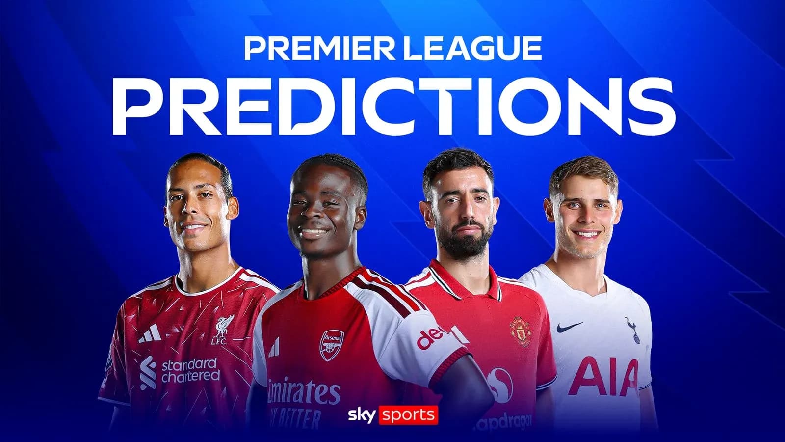 Quatre joueurs de Premier League avec logos de clubs Quatre joueurs de Premier League avec logos de clubs
