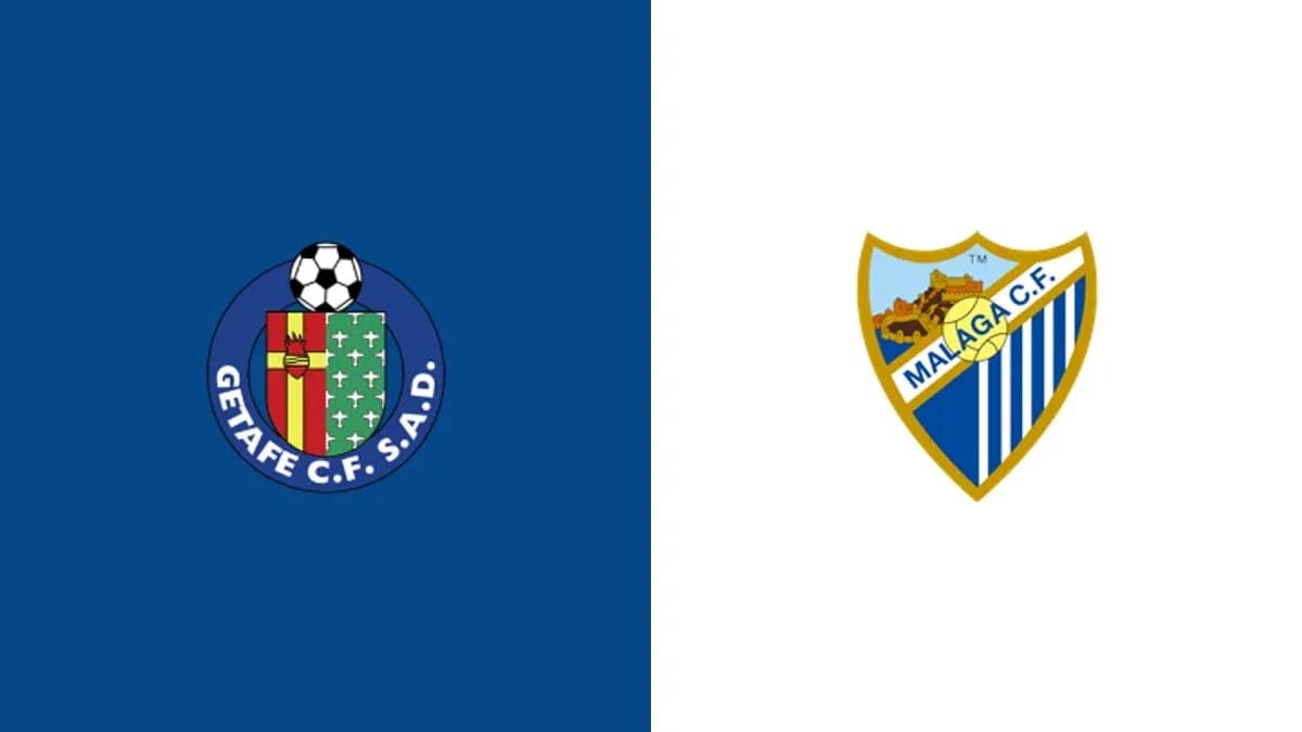 Logos de Getafe C.F. et Málaga C.F. Logos de Getafe C.F. et Málaga C.F.