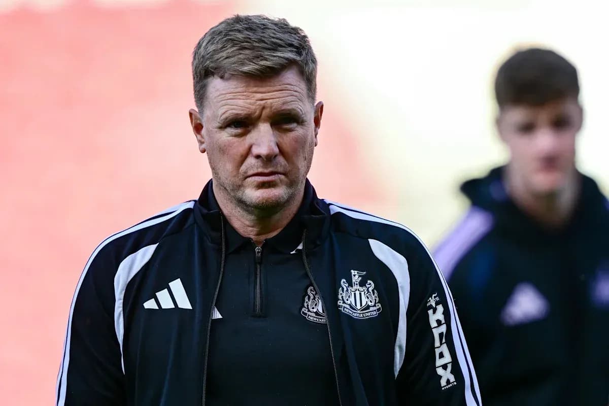 Entraîneur de Newcastle United sur le terrain Entraîneur de Newcastle United sur le terrain