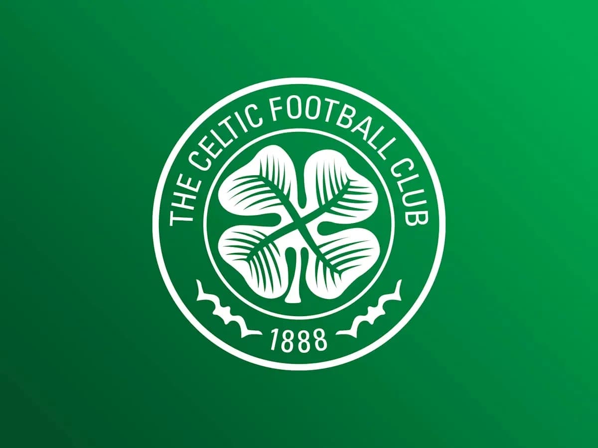 Logo du Celtic Football Club sur fond vert Logo du Celtic Football Club sur fond vert